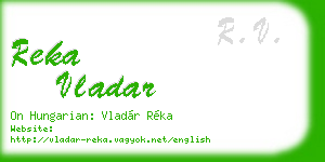 reka vladar business card
